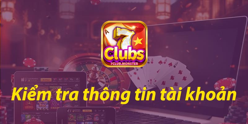 Kiểm tra thông tin tài khoản